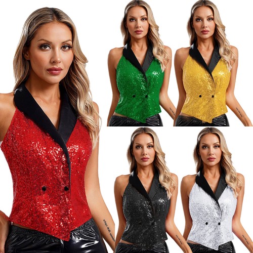 Damen pailletten tank tops - damen,
