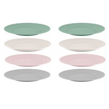 8 Stück Camping Teller Ø 24 cm Essteller Kunststoff Campinggeschirr Tellerset