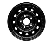 Schwarze 13-Zoll-Stahlfelge 4,5Jx13 für Anhänger 5x112 mm