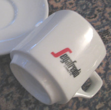 SEGAFREDO ZANETTI  1x mittlere TASSE 7 cm hoch+Durchmesser,Weiß,Henkelb.o.Teller