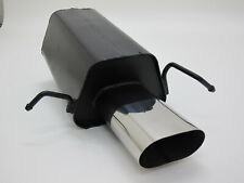 NOVUS Sportauspuff Endschalldämpfer 135x75 scharf passend für MERCEDES CLK W209