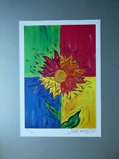Stanley King - Sommerblume, Farboffset, handsigniert
