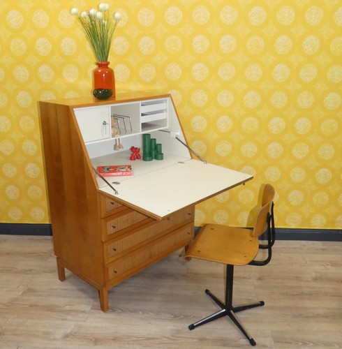 70er jahre sekretär rattan - jahre,