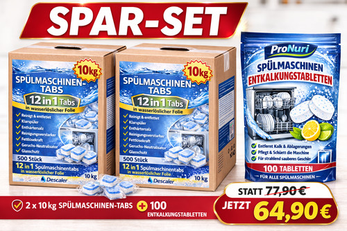 2x10kg spültabs 100 - 2x10kg,