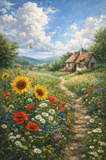 Sonnenblume Wildblume Wiese