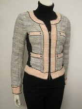 BiBA - modischer Blazer - Gr.36 - champagner/schwarz/powder -  "WIE NEU!"