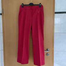 Orwell Marlene Hose Flare edel schimmernd straight rot Business Nowa Gr.36