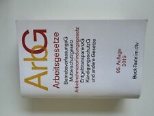 ArbG  Arbeitsgesetze 94. Auflage 2019