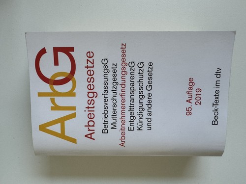 Arbg arbeitsgesetze 94 - ,