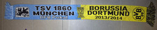 TSV 1860 München vs Borussia Dortmund Schal / DFB Pokal 2013-2014 /