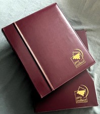 Pro Collect Ringbinder 4-Ring-Mechanik der Deutschen Post AG rotbraun gebraucht