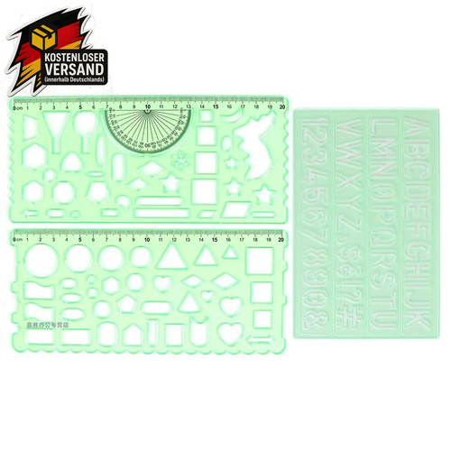 Geometrie schablonen set für - schablonen,