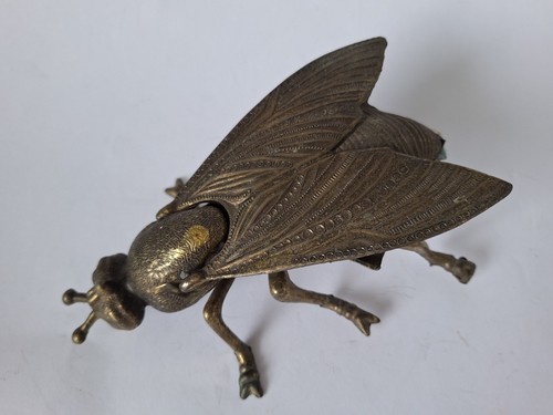 Aschenbecher fliege messing - aschenbecher,