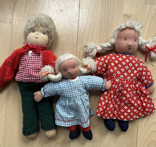 Drei schöne waldorf puppen - drei,