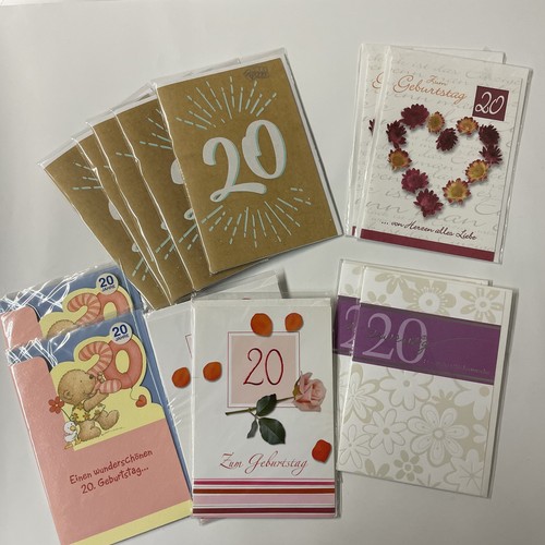 200 grußkarten geburtstag - grußkarten,