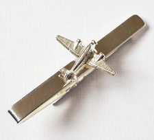 Krawattenklammer 925 Sterling Silber 9,56 g Flugzeug