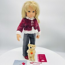 Steiff Götz Sammlerpuppe Nele mit Anton 994678 limitiert 1500 aus 2003 50cm