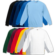 Fruit of the Loom Sweatshirt Pullover Kids Classic Set-In Kinder Gr. 104 - 164