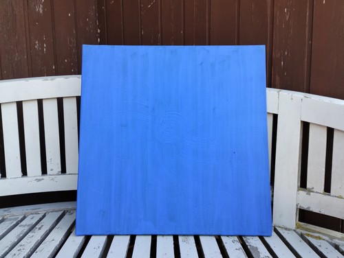 Bild blaues acrylbild - blaues, bild,