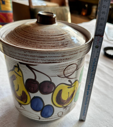Rumtopf mit deckel steingut - rumtopf,