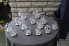 13 schöne,gepflegte Weihnachtskugeln aus Glas-beleuchtet