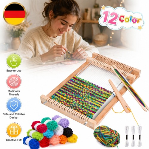 Kinder webstuhl set 29x19cm - webstuhl,