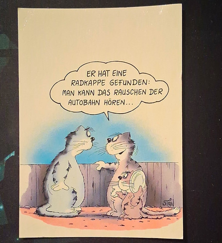 Uli stein koch postkarte - &,