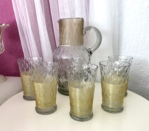 Antik rar glas set krug - rar,