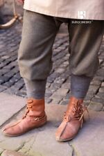 Rushose Ivar Fischgrät Oliv/Grau Mittelalter Gewandung Hose Pluderhose