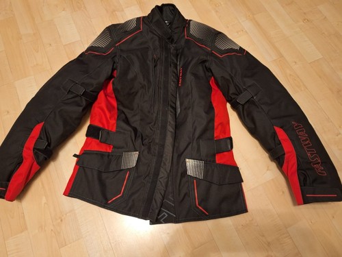 Schwarz rote motorradjacke von - schwarz/rote,