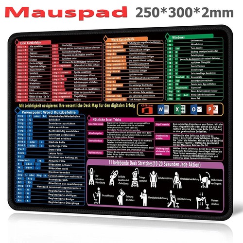 Mauspad mousepad 25x30cm - 25x30cm, mit