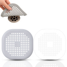 TYGA Silikon Abflussschutz - Haarfänger Waschbeckensieb, Dusche (2er Pack)