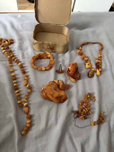Alte bernstein schmuck - alte,