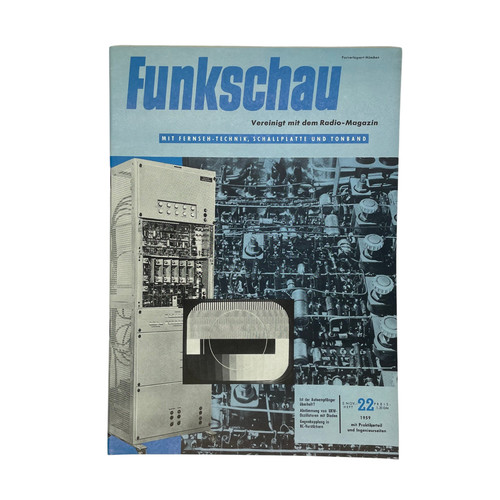 Funkschau heft zeitschrift - zeitschrift, /