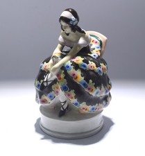 Art Deco Fr. Goldscheider Wien Mädchen Figur Josef Lorenzl 11,5 cm um 1920/1930