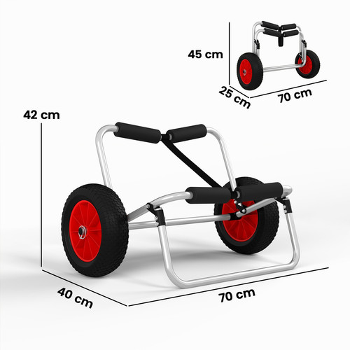 Kajakwagen kanuwagen surfwagen - kajakwagen,
