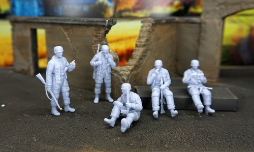Ww2 5 deutsche soldaten - ,