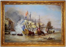 Ölgemälde Schlacht bei