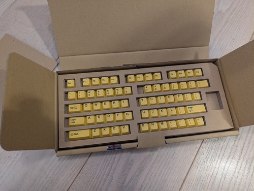 Topre realforce keycaps - realforce, gelb