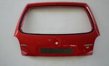Opel Corsa B Heckklappe Kofferraumklappe rot ohne Scheibe