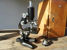 c.1930 altes W. & H.SEIBERT WETZLAR MIKROSKOP No. 39549