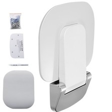 Klappbarer Duschsitz 13,6 x 12,8 Zoll Wandmontierte Duschbank 450 lbs