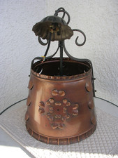 Vintage / Deckenlampe / Kupfer & Stahl / Ideal für Bar, Hobbykeller, Jagdzimmer