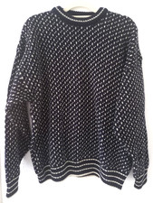 Pullover Norweger Island 100 % Wolle warm Gr. XL Oxford Blue dunkelblau