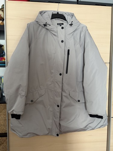 Ulla popken winterjacke grau - winterjacke,