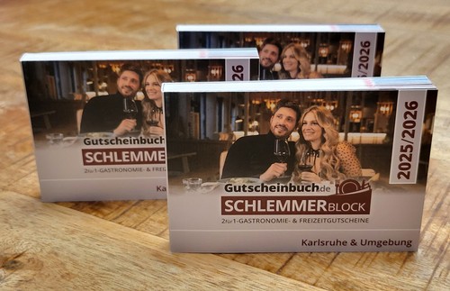 Schlemmerblock gutscheinbuch - schlemmerblock,