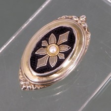 Brosche silber biedermeier - silber,