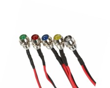 5mm LED mit Halterung 6 - 12 Volt f. RC Car Buggy Boot Flugzeug Heli Beleuchtung