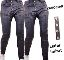 KAROSTAR  Damen Jeans Leder