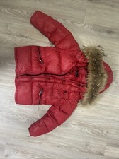 Moderne Eddie Pen Daunen Jacke Gr. 128/8 Jahre Rot